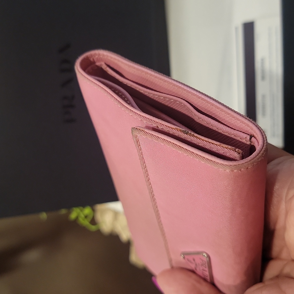Authentic Prada Tessuto Wallet With Box - image 5